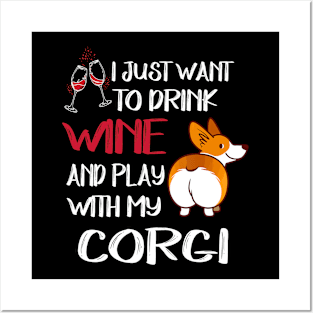 I Want Just Want To Drink Wine (87) Posters and Art